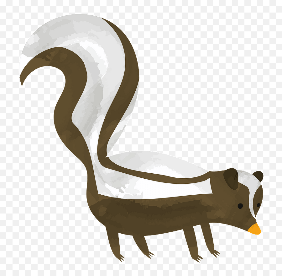 Skunk Clipart Free Download Transparent Png Creazilla - Animal Figure Emoji,Giraffeemoji.com