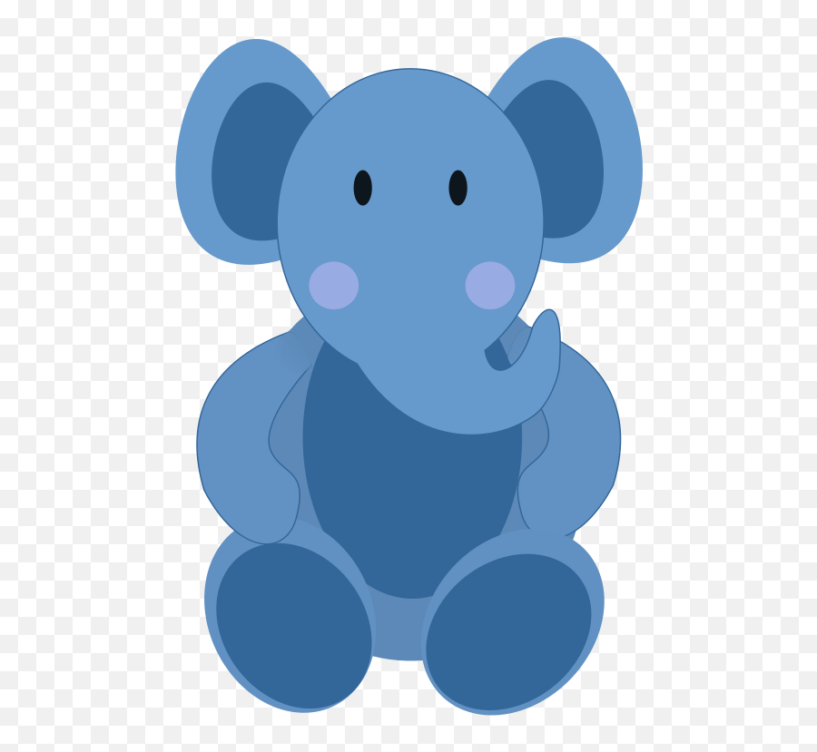 Baby Elephant Blue Elephant Clipart Kid - Baby Boy Clipart Design Emoji,Elephant Emoji