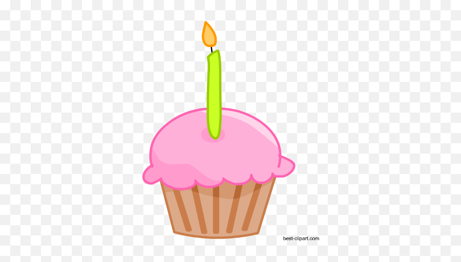Free Cake And Cupcake Clip Art - Birthday Photo Booth Props Png Emoji,Emoji Birthday Candles