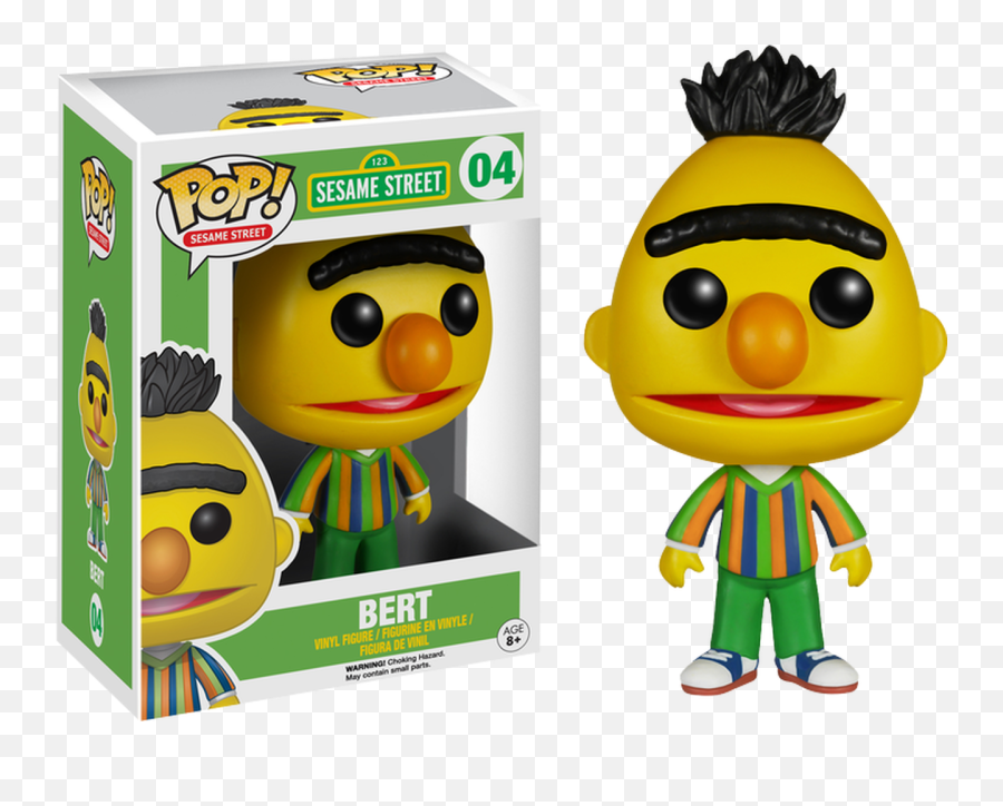 Sesame Street - Sesame Street Bert Funko Pop Emoji,Star Trek Emoticon
