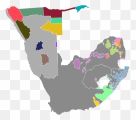 Bantustan - Vector South Africa Map Png Emoji,I Dont Know Emoji