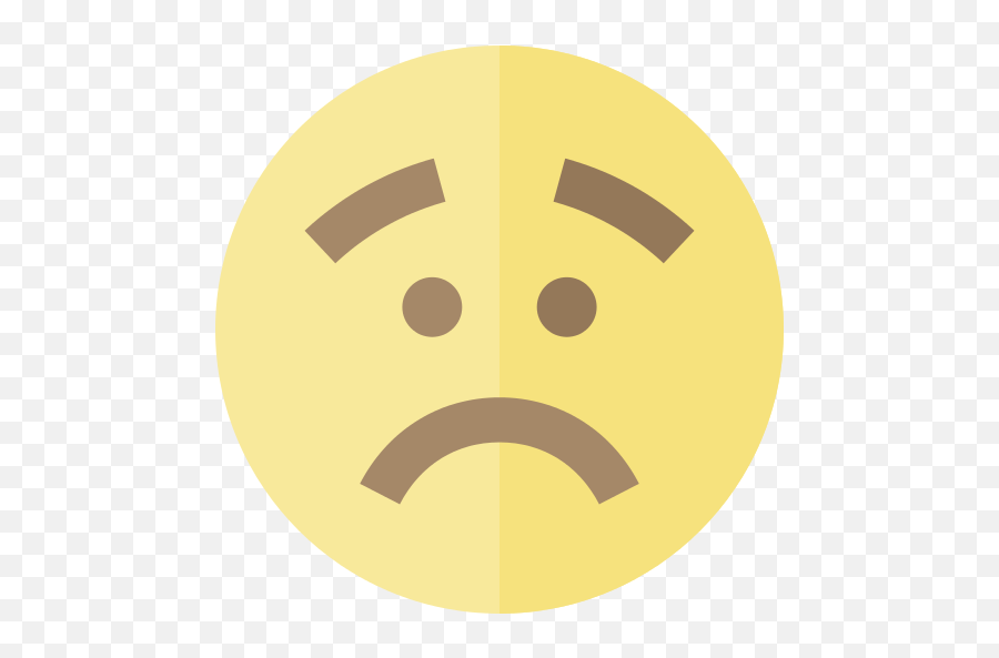 Disappointed Png Icon - Circle Emoji,Emoji Disappointed