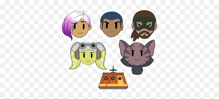 Star Wars Rebels - Cartoon Emoji,Star Wars Emoticon