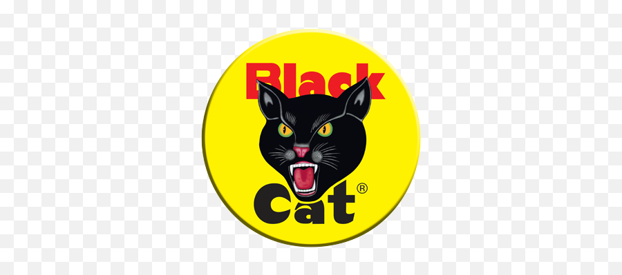 Black Cat And Standard Fireworks - Firecracker Black Cat Logo Emoji,Emoji Shooting Itself