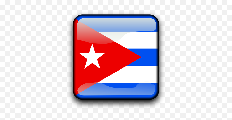 Cuba Vector Button - Puerto Rico Flag Square Emoji,Cuban Flag Emoji
