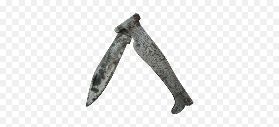 Iron Knife - Blade Emoji,Back Man Knife Emoji