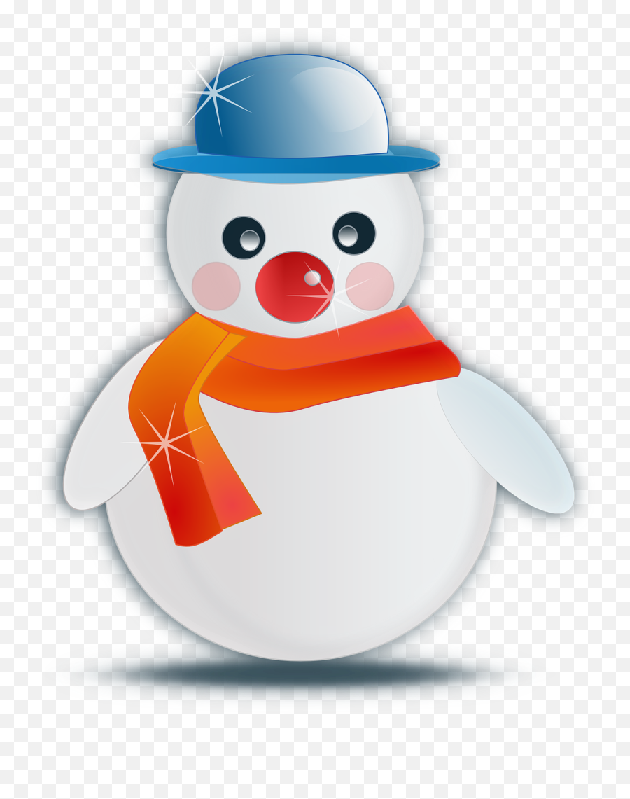 Snowman Winter Christmas Holiday Snow - Snowman No Background Emoji,Freezing Cold Emoticon