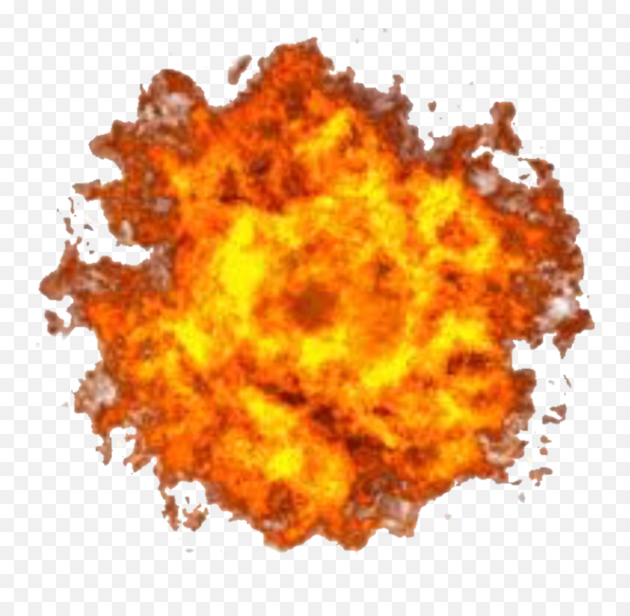 Fire Explosion Red Explosions Orange Bomb Freetoedit - Fire Ball Transparent Background Emoji,Explosion Emoji