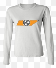 Orange Womens Long Sleeve T Emoji,White Flag Emoticon