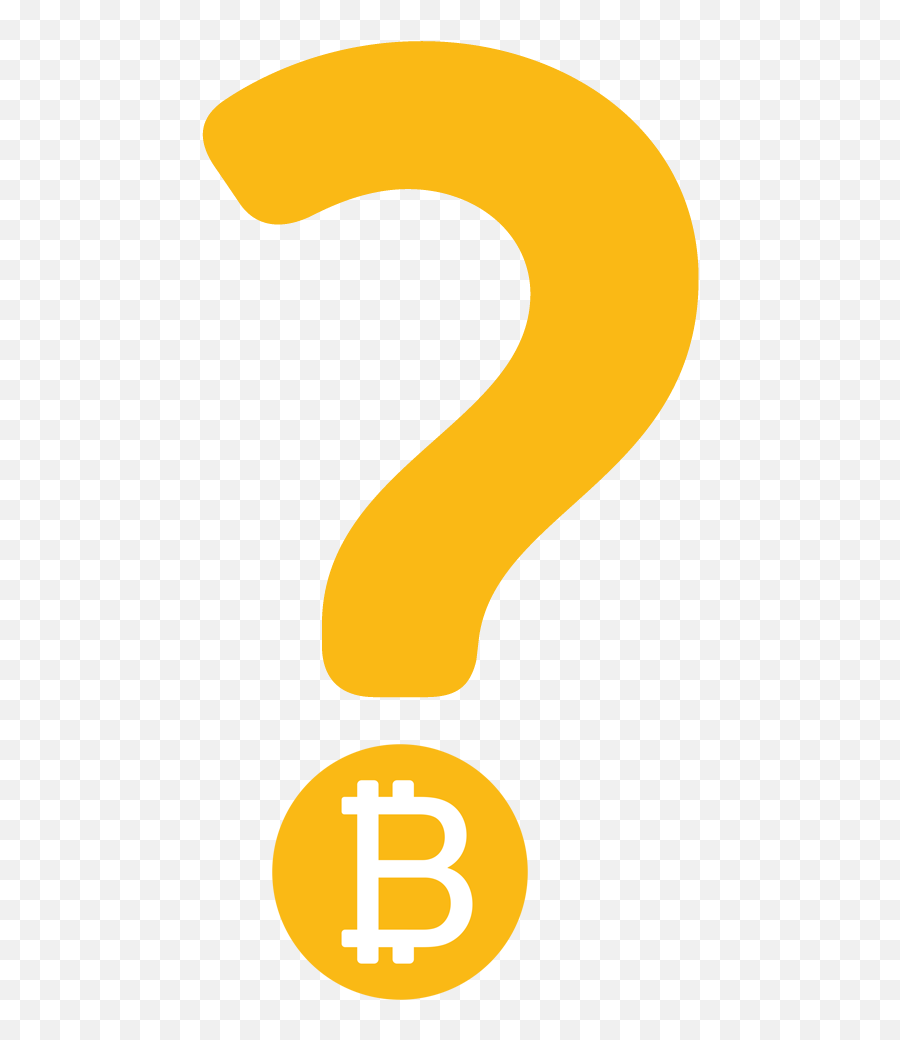 Bitcoin Png Picture - Bitcoin With A Question Mark Full Bitcoin Question Emoji,Question Mark Emoji