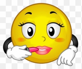 Girly Illustration Graphics And Vector Eps Clip Art - Lipstick Smiley Emoji,Sister Emoji