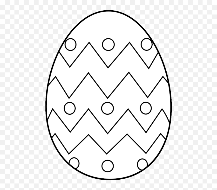 Clip Art Of Egg Clipart Black - Easy Easter Colouring Pages Emoji,Emoji Easter Eggs