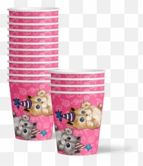 Kitty Cat Kitten Birthday Party Tableware Kit For 16 Guests - Guinea Pig Emoji,Guinea Pig Emoji
