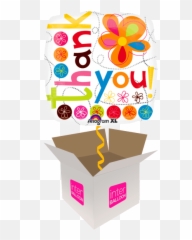 Thank You Helium Balloons Delivered in the UK by interBALLOON - And Great Job Emoji