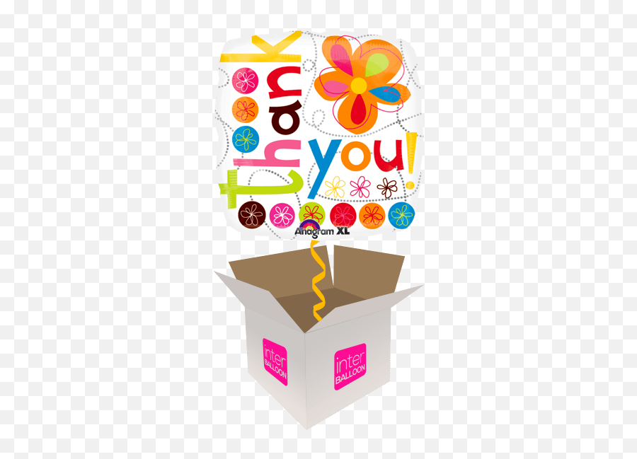 Thank You Helium Balloons Delivered In The Uk By Interballoon - Thank You And Great Job Emoji,Emoji Thank You