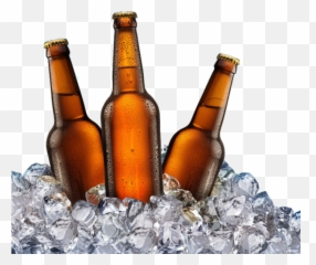 Beer Bottles on Ice PNG HD Image - Png Emoji