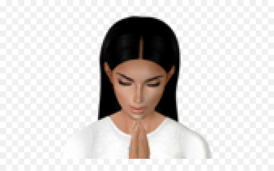Kim Kardashian Crying Face Transparent - Girl Emoji,Kim K Emoji