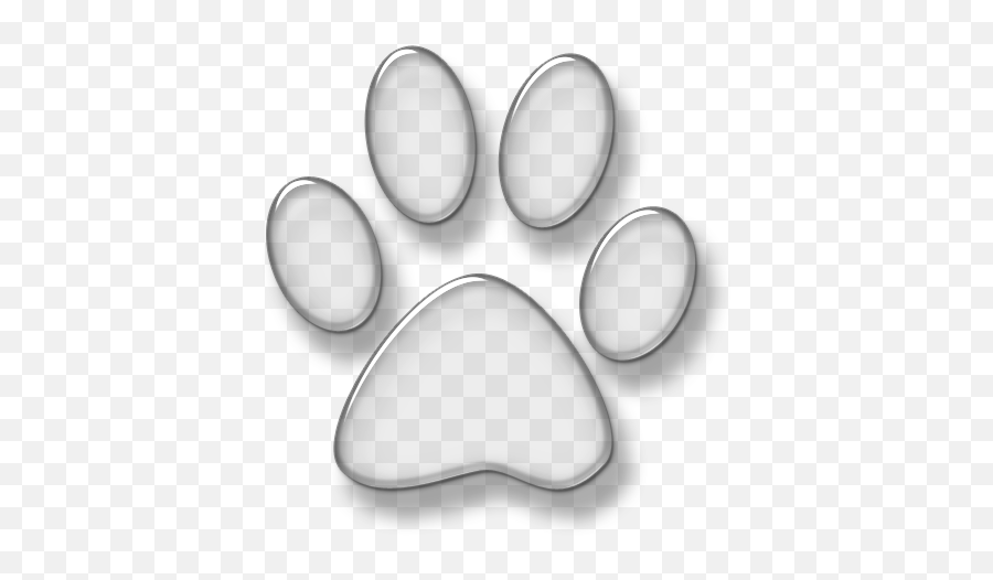 White Paw Prints Transparent U0026 Png Clipart Free Download - Ywd Silver Paw Print Clip Art Emoji,Cat Paw Emoji