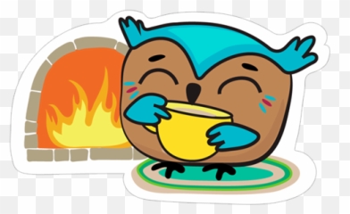 Winter Owl - Clip Art Emoji