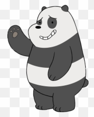 Panda We Bare Bears Clipart - Griz Emoji
