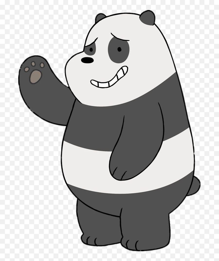 Panda We Bare Bears Clipart - Griz Panda We Bare Bears Emoji,Panda Bear Emoji