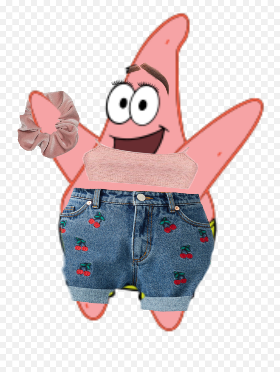 Freetoedit My Cousin Just Made Patrick On Crack - Patrick Star Chalk Emoji,Crack Emoji