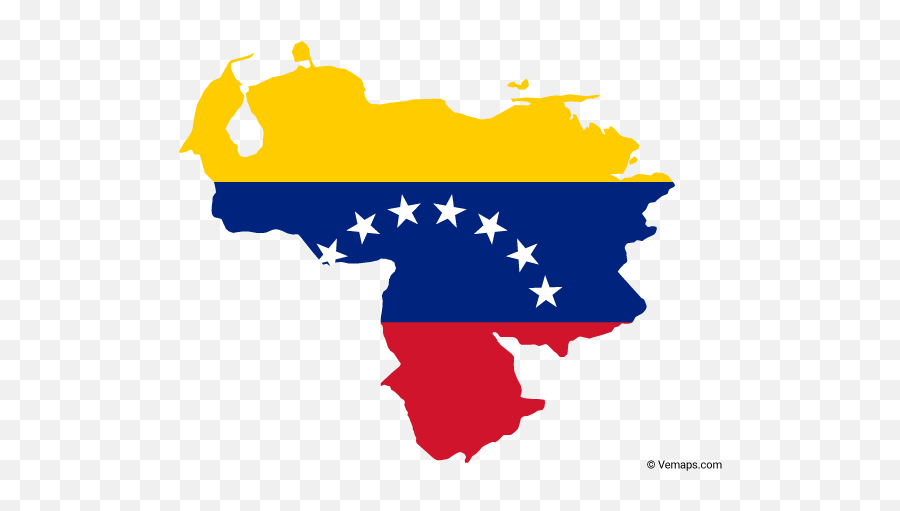 Flag Map Of Venezuela - Map Venezuela Emoji,Bandera De Venezuela Emoji