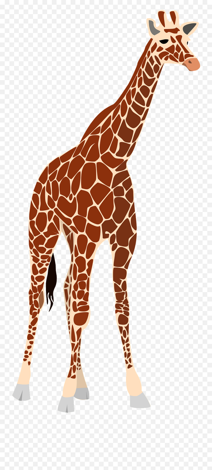 Giraffe Clipart - Giraffe Vector Png Emoji,Giraffe Emoji