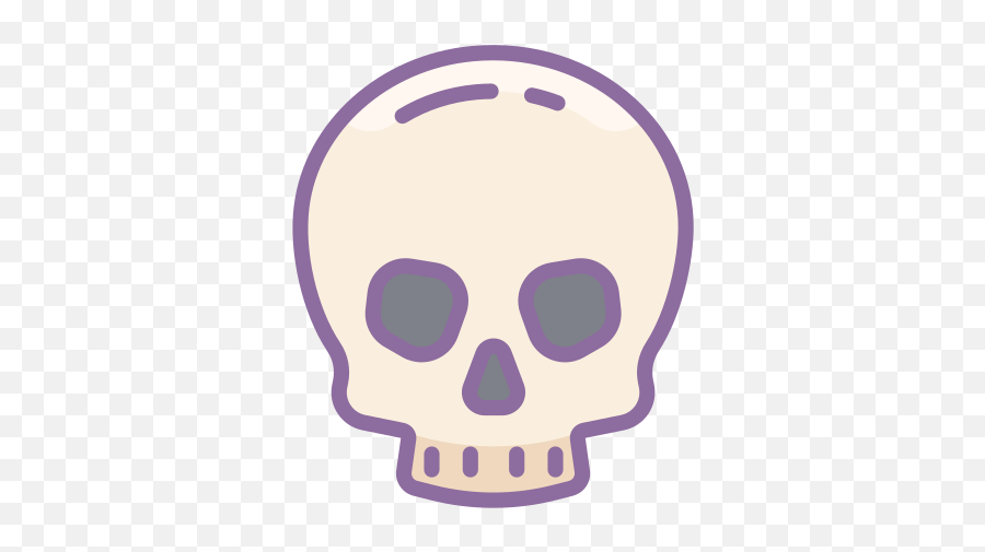 Skull Icon - Free Download Png And Vector Anatomia Icones Png Emoji,Skeleton Emoji