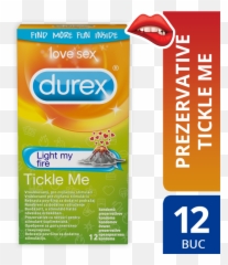 Prezervative Durex Tickle Me 12 Bucati - Emoji