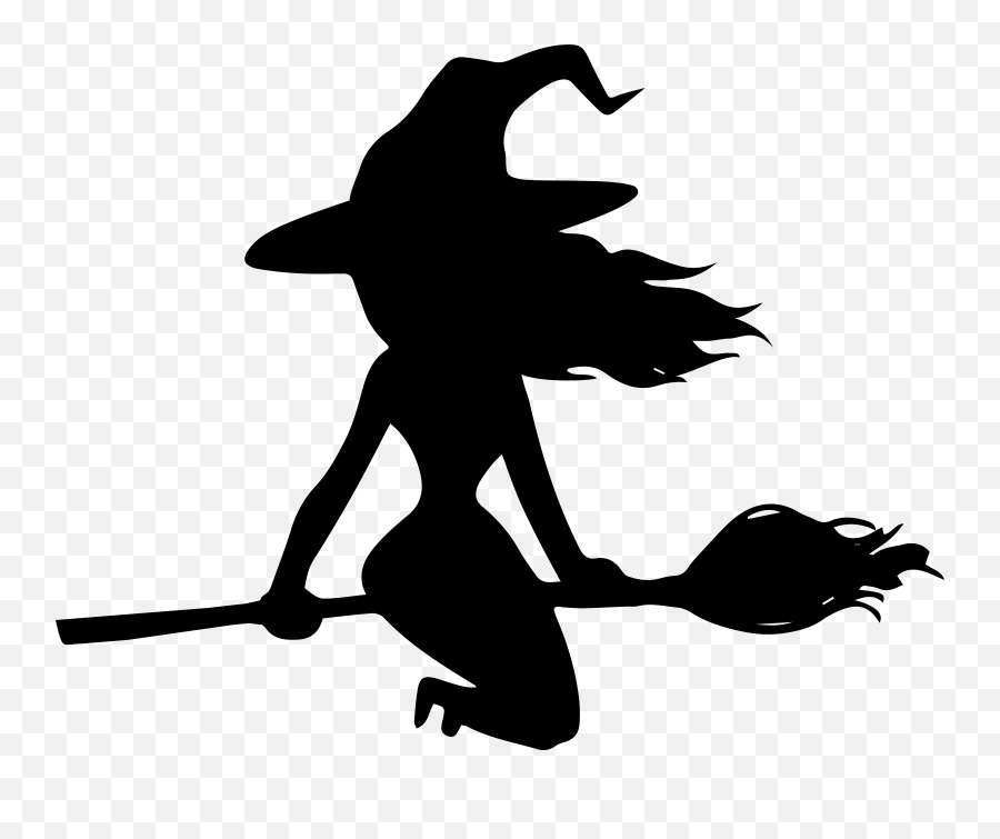 Brujas Brujas De Halloween Emoji,Witch On Broom Emoji