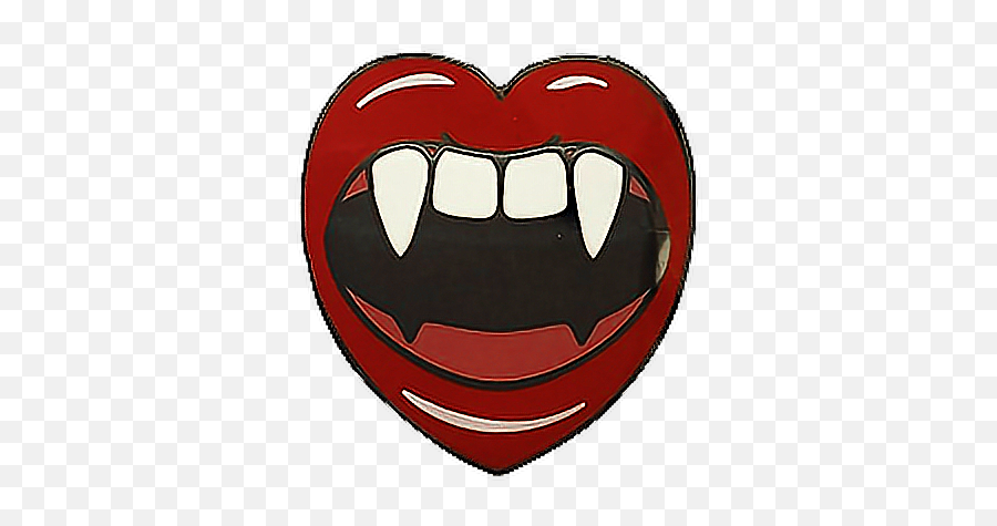 Vampire Teeths Teeth Mouth Sticker By I N - Fictional Character Emoji,Vampire Teeth Emoji