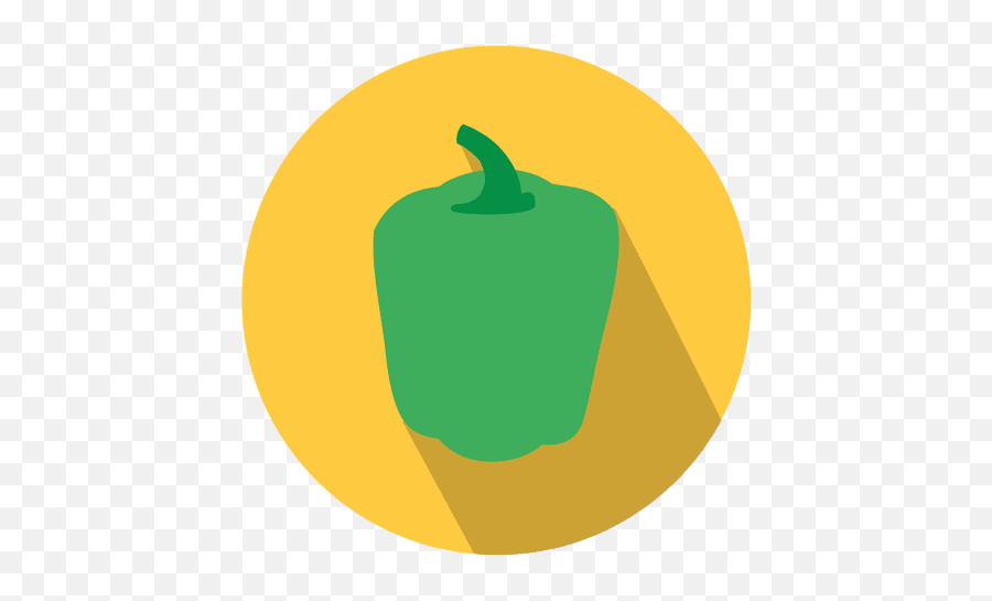 Green Bell Pepper Circle Icon - Fresh Emoji,Bell Pepper Emoji