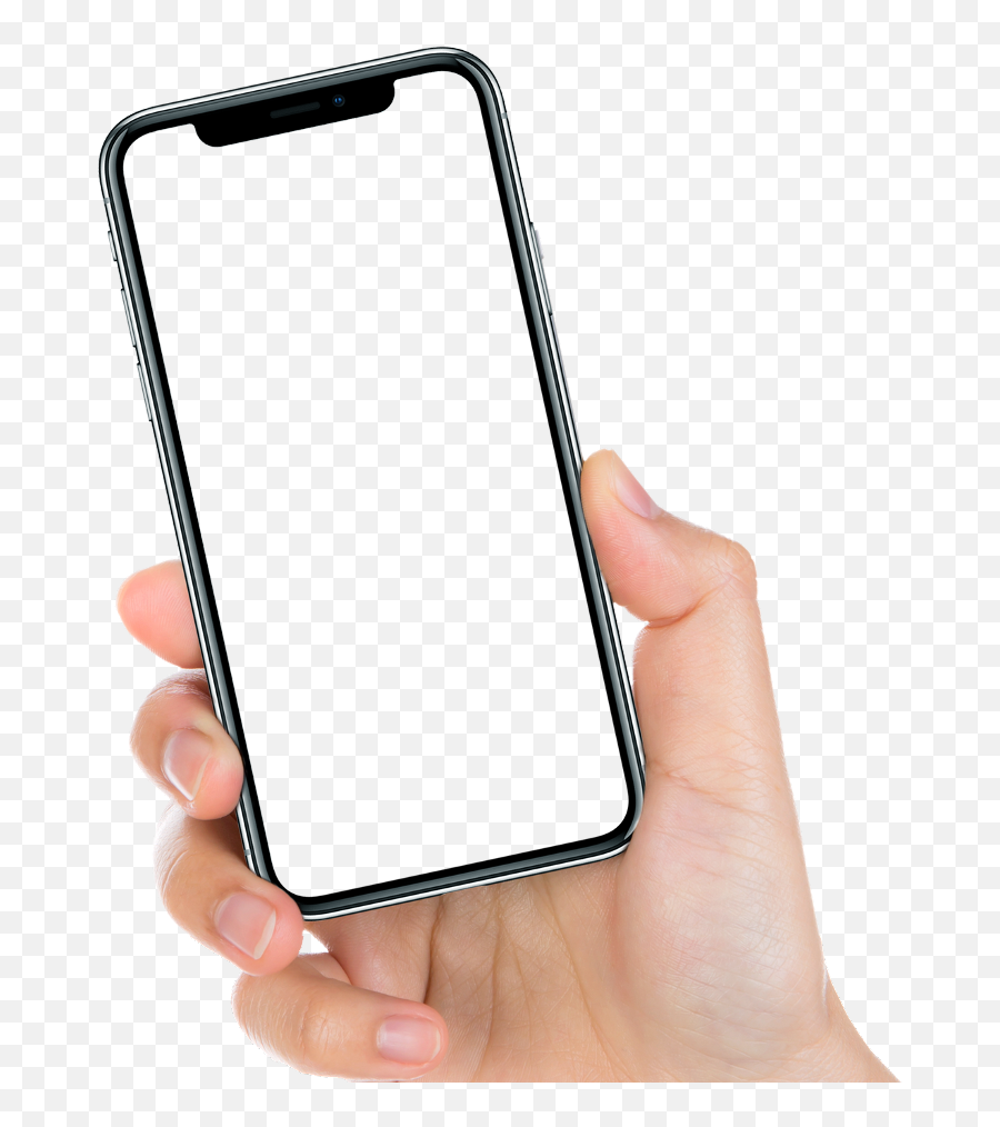 Iphone X Mobile Frame Hand Effect New - Mockup Iphone Png Transparente Emoji,Frame With An X Emoji