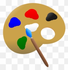 Paint Clipart Face Painting Paint Face - Animated Picture Of Paint Emoji,Paint Palette Emoji