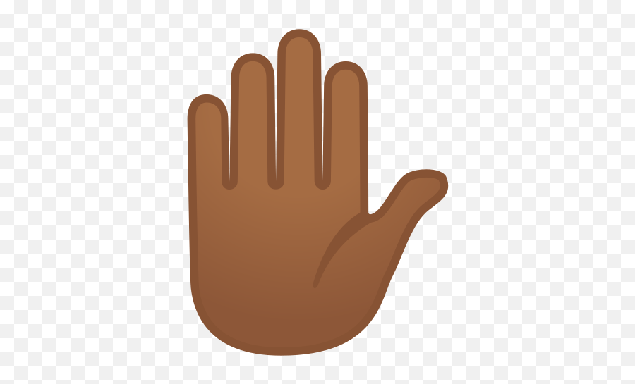 Raised Hand Emoji With Medium - Raised Hand Emoji Png,Hand Emoji