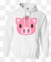 Pig Face Emoji Hoodie - Star Buckets Hoodie,Emoji Leaf And Pig