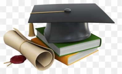 Pin - Graduation Cap And Diploma Png Emoji