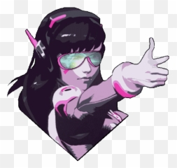 D Va Transparent Emoji,Overwatch Emojis