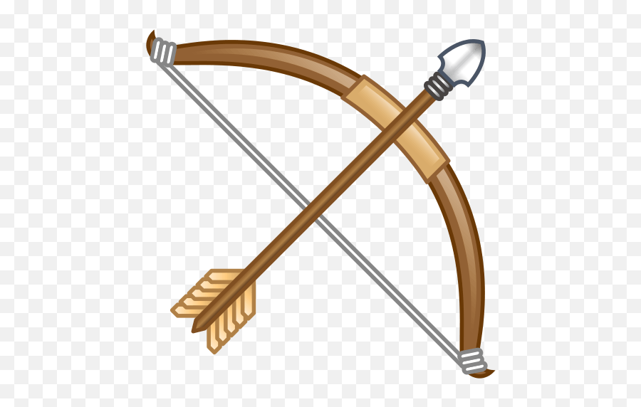 Bow And Arrow Emoji For Facebook Email Sms - Bow And Arrow Emoji Png,Bow And Arrow Emoji