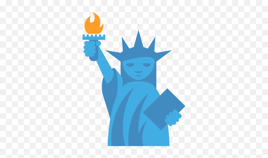 Emojione 1f5fd - Emoji De Estatua De La Libertad,Flexing Arm Emoji