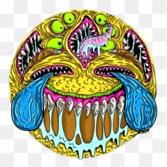 Rob Israels Crying Laughing Emoji - Creepy