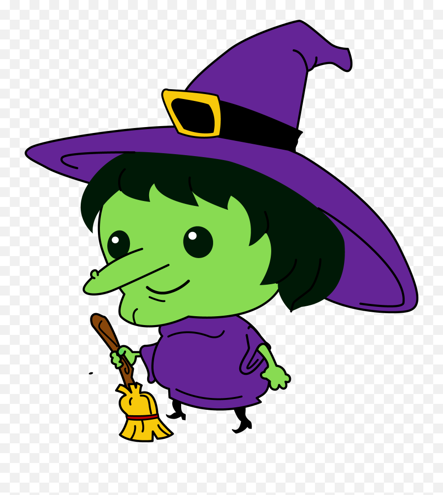 279668 Png Free Clipart - Witch Clip Art Emoji,Witch On Broom Emoji