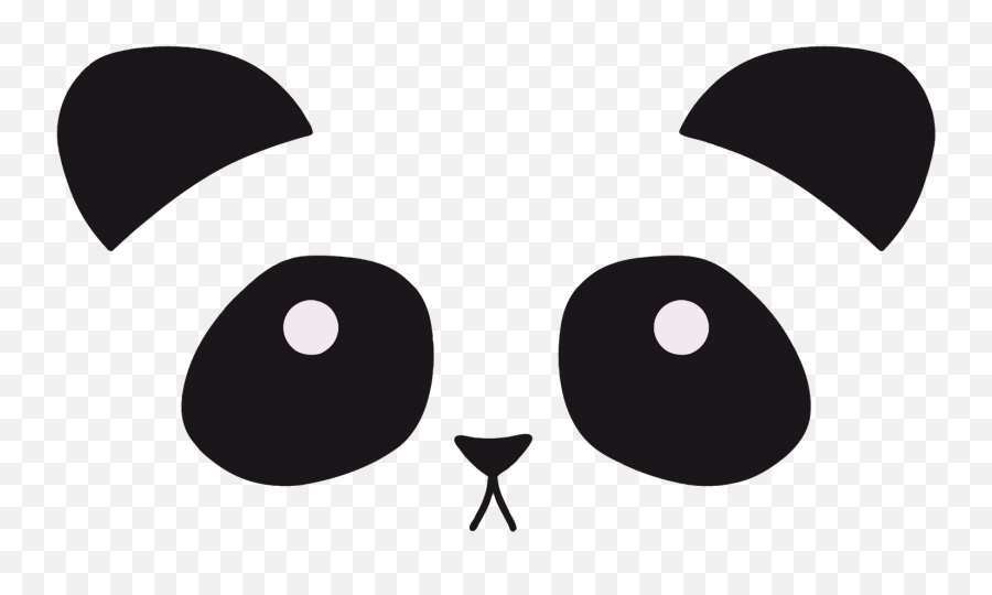 Cute Face Png Picture - Panda Face Art Png Emoji,Cute Emoji Designs