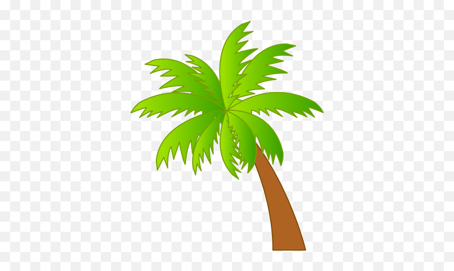 Palm Tree Art Tropical Palm Trees Clip - Tropical Palm Tree Clipart Emoji,Palm Tree And Book Emoji