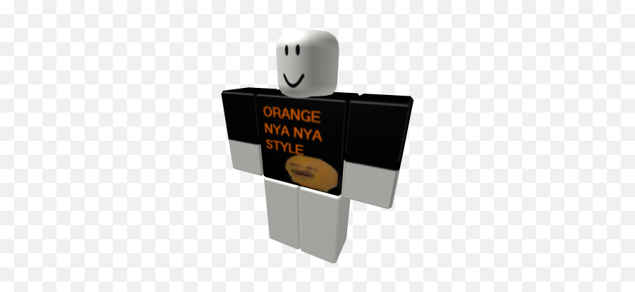 Annoying Orange Nya Nya Style - Roblox Roblox Kids Choice Sports Shirt Emoji,Creeper Emoji