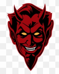 From The Crimson Tide To Being A Red Devil - Devils Png Cartoon Face Emoji
