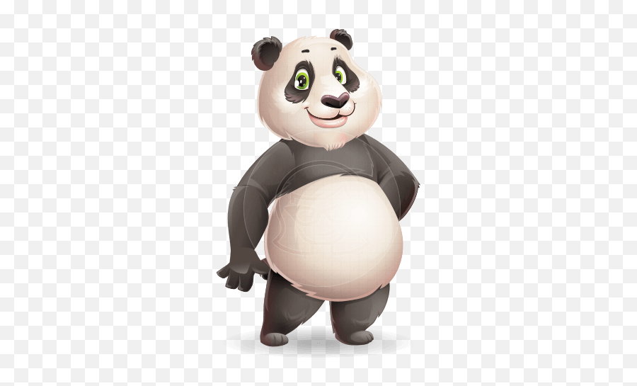 Animal Vector Cartoon Characters Graphicmama - Cartoon Aminal Images Characters Emoji,Panda Bear Emoji