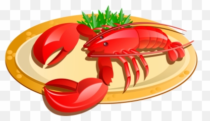 Crawfish Clipart Animated Crawfish Animated Transparent - Cartoon Plate Of Lobster Emoji,Crawfish Emoji
