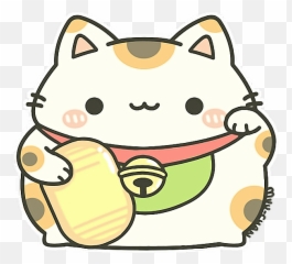 Cat Kitty Neko Maneki Manekineko - Kawaii Lucky Cute Emoji